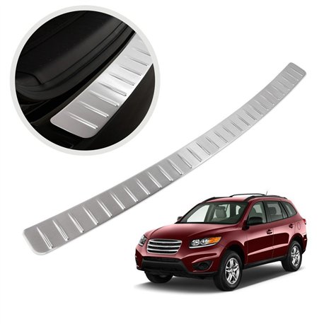 Rear bumper trim for Volkswagen VW Passat Sedan (B5 | 3B) 4D 1996-2004 Silv