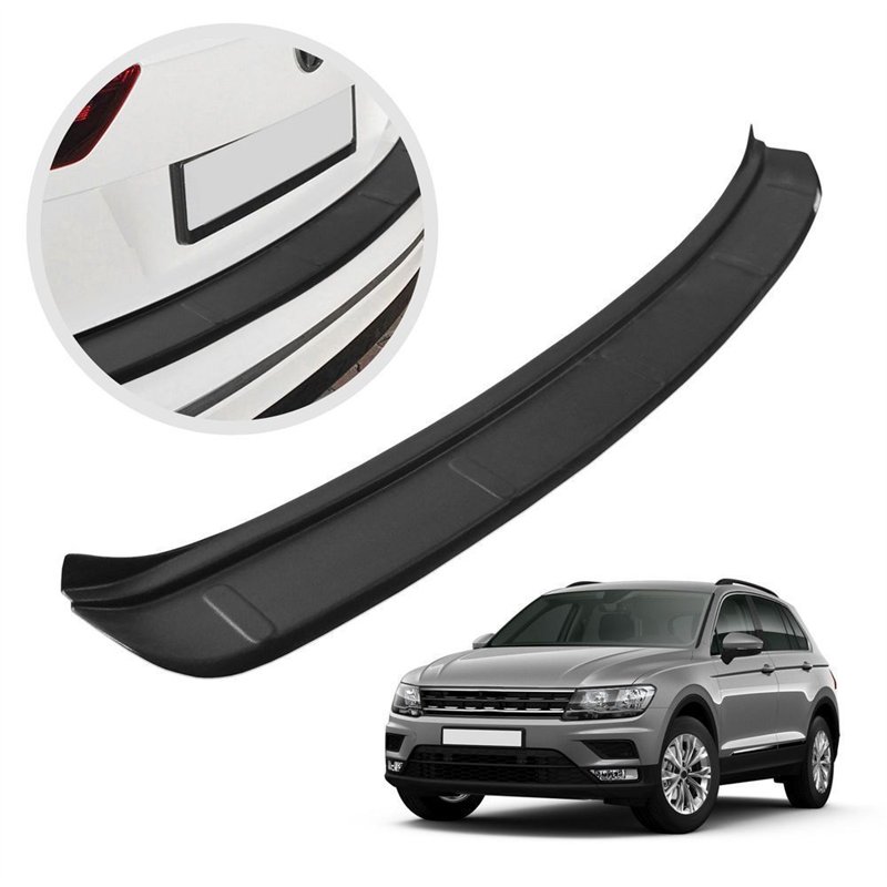 Rear bumper trim for Volkswagen VW Tiguan II (AD1/BW) 2016-2024 | Black ABS