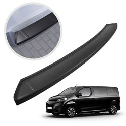 Rear bumper trim for Citroen Jumpy III (V) 4D (L3 | XL) 2016- Black ABS
