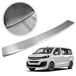 Rear bumper trim for Opel Zafira Life I (K0 | V) 2019- Silver Stainless ste