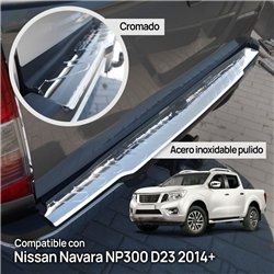 Rear bumper trim for Nissan NP300 III (D23) 2016-2022 | Chrome Stainless st