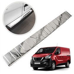 Rear bumper trim for Nissan NV300 I (X82) 2016-2021 | Chrome Stainless stee