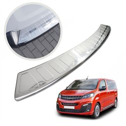 Rear bumper trim for Opel Zafira Life I (K0 | V) (L3 L) 2019- Chrome Stainl