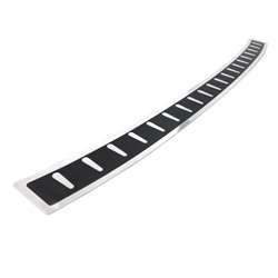 Rear bumper trim for Volkswagen VW T-Roc I (A11/D11) 2017- | Black Stainles