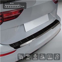 Rear bumper trim for Volkswagen VW Golf Hatchback VIII (CD) 5D 2019- | Blac