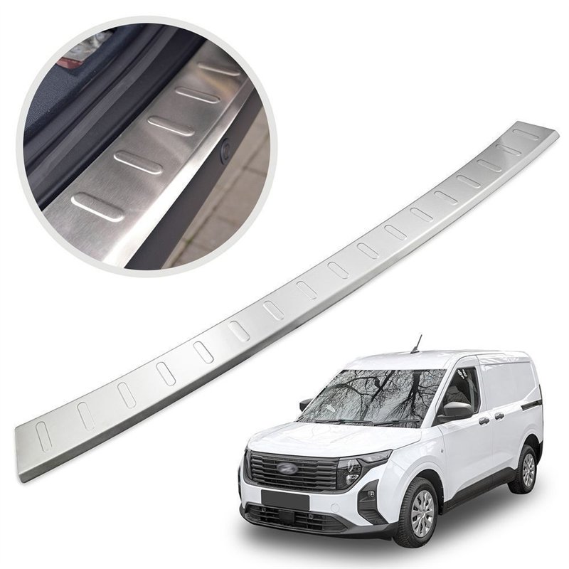 Rear bumper trim for Ford Transit Courier II (V769) 2023- | Silver Stainles