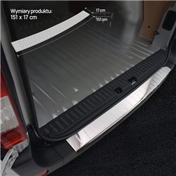 Listwa tylnego zderzaka do Opel Movano B 2011-2021 | Stal nierd
