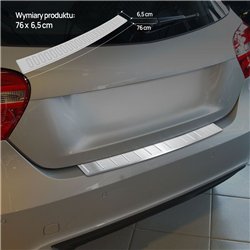 Rear bumper trim for Mercedes A-Class Hatchback (W176) 5D 2012-2018 | Silve