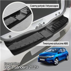 Listwa tylnego zderzaka do Dacia Sandero Hatchback III 2021- | Cz