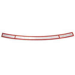 Rear bumper trim for KIA Sportage V (NQ5) 2022- | Silver Stainless steel