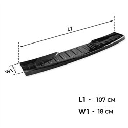 Listwa tylnego zderzaka do Dacia Logan MCV Kombi II 2013-202