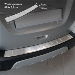 Rear bumper trim for Chevrolet Trax I (U200 | KL1B) 2013-2020 Silver Stainl