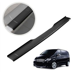 Rear bumper trim for Mercedes Vito (W639) 2003-2014 | Black ABS