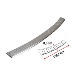 Rear bumper trim for SsangYong Torres I (J100/U100) 2022- | Silver Stainles