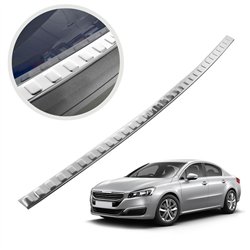 Rear bumper trim for Peugeot 508 Sedan I (W23 | 8) 4D 2010-2018 Chrome Stai