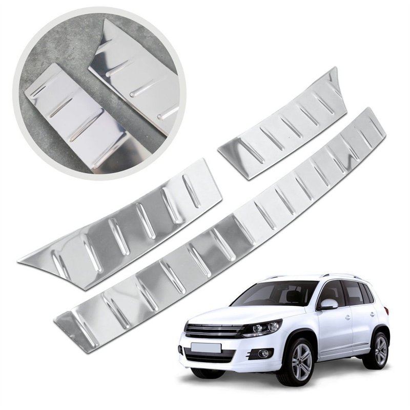 Rear bumper trim for Volkswagen VW Tiguan I (5N) 2007-2016 | Chrome Stainle