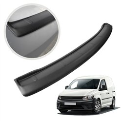 Rear bumper trim for Volkswagen VW Caddy IV (SA | DU) 2015-2020 Black ABS