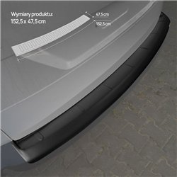 Rear bumper trim for Volkswagen VW Caddy IV (SA | DU) 2015-2020 Black ABS