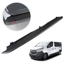 Rear bumper trim for Opel Vivaro B (X82) 2014-2019 | Black ABS