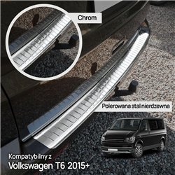 Rear bumper trim for Volkswagen VW Transporter (T6) 2015-2019 | Chrome Stai