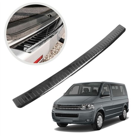 Listwa tylnego zderzaka Volkswagen VW Caravelle (T5) 2003-2015 Czarny