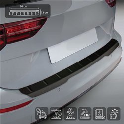 Rear bumper trim for Volkswagen VW Golf Hatchback VIII (CD) 5D 2019- | Blac