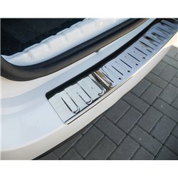 Rear bumper trim for Renault Duster I (HS) 2010-2017 | Black chrome Stainle