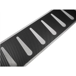 Rear bumper trim for Peugeot 5008 II (P87) 2017-2024 | Black Stainless stee