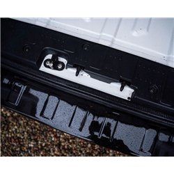 Rear bumper trim for MAN TGE I (2N | SY) 2017- Black ABS plastic Shiny