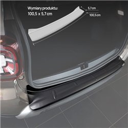 Rear bumper trim for Renault Duster II (HM | SR) 2018-2023 Black ABS