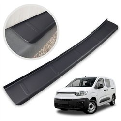 Rear bumper trim for Fiat Doblo III (510/511) 2022- | Black ABS