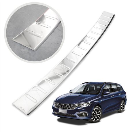 Rear bumper trim for Fiat Egea Station Wagon I (356) 2016- | Chrome Stainle