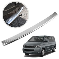 Rear bumper trim for Volkswagen VW Caravelle (T5) 2003-2015 | Chrome Stainl