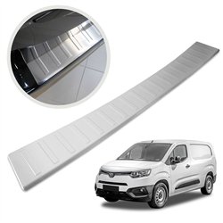 Rear bumper trim for Toyota Proace City I (K9) 2020- | Silver Stainless ste