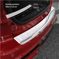 Rear bumper trim for Ford Kuga III (CX482 | DFK) 2020- Chrome Stainless ste