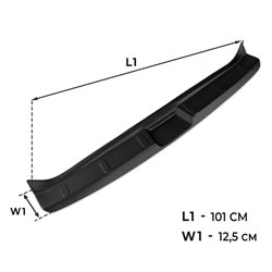 Listwa tylnego zderzaka do Renault Clio Hatchback IV 5D 2012-202