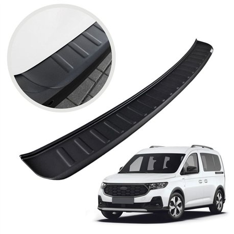 Rear bumper trim for Ford Tourneo Connect III (Mk3 | V761) 2022- Black ABS