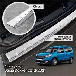 Listwa tylnego zderzaka do Dacia Dokker I 2012-2020 Stal n