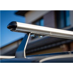 Roof rack for Volkswagen VW Multivan (T5) 2003-2015 | Heavy Duty Silver Alu