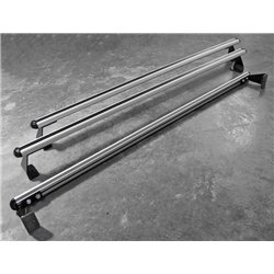 Roof rack for Volkswagen VW ID. Buzz (EB/EBN) 2022- | Heavy Duty Silver Alu