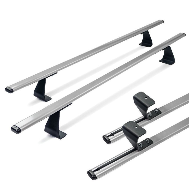 Roof rack for Renault Trafic II (FL/JL) 2001-2014 | Heavy Duty Silver Steel