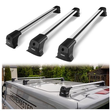 Roof rack for Ford Transit Custom II (V710) 2023- | Elegance V3 Lite Silver