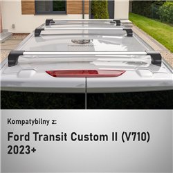 Bagażnik dachowy do Ford Transit Custom II (V710) 2023-