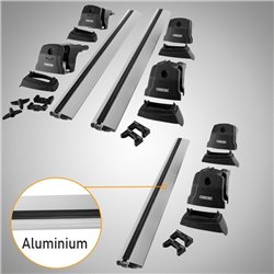 Roof rack for Ford Tourneo Custom II (V710) 2023- | Elegance V3 Lite Silver