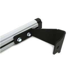 Roof rack for Volkswagen VW Transporter (T7) 2025- | Heavy Duty Silver Alum