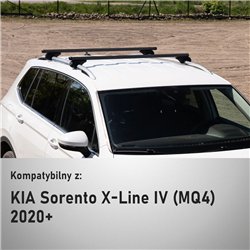 Bagażnik dachowy do KIA Sorento IV X-Line 2020- | Cz