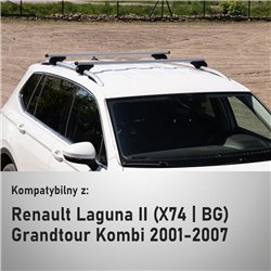 Bagażnik dachowy do Renault Laguna Grandtour Kombi II 2001-2007