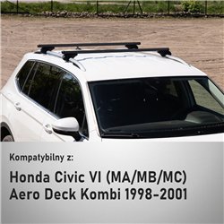 Bagażnik dachowy do Honda Civic Aero Deck Kombi VI 1998-2001 | B
