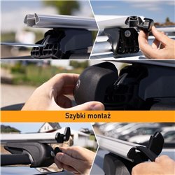 Roof rack for Citroen Berlingo III (K9) 2018- | Boldbar Alpha V1 Silver Alu