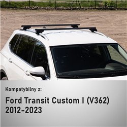 Roof rack for Ford Transit Custom I (V362 | FY/FZ/F3) 2012-2023 Boldbar Alp